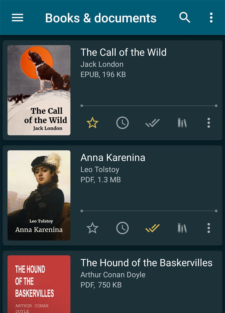 Tampilan menu switch 'Offline Reading Mode' pada antarmuka aplikasi Moon+ Reader dan ReadEra.